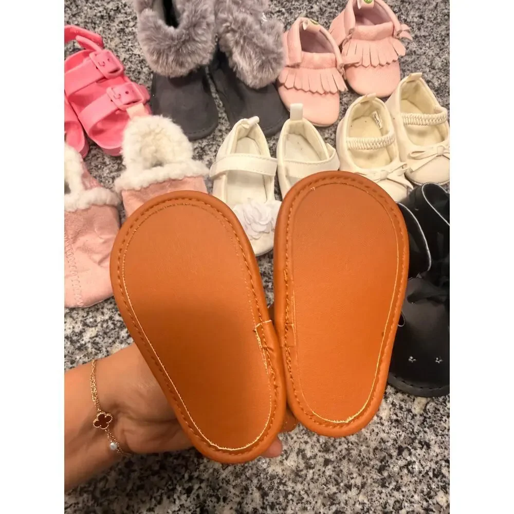 Adorable Baby Girl Shoes Bundle - 8 Pairs, Size 1, Great Condition